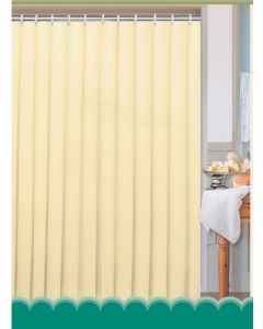 Zasłonka 180x180cm, polyester, jednokolorowa beżowa 0201103 BE