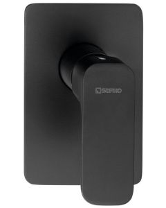 SPY bateria prysznicowa podtynkowa, 1 wyjście, czarny mat PY41/15