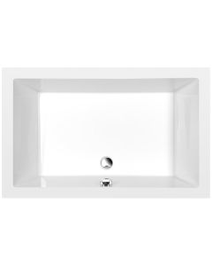 DEEP brodzik prysznicowy ze stelażem, 120x75x26cm, biały 78796