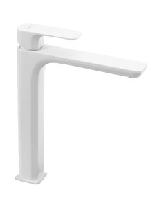 SPY Bateria umywalkowa wysoka z przedłużoną wylewką, biały mat PY07/14