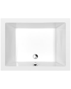 DEEP brodzik prysznicowy głęboki 100x75x26cm, biały 72879