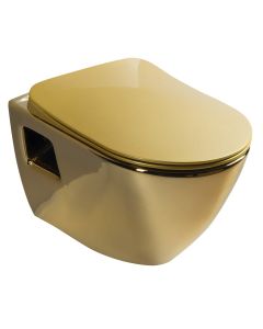 PAULA WC wiszące, 35,5x50cm, złoto TP325-AK00
